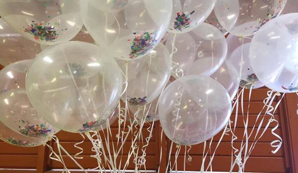 uso del helio para globos y decoración