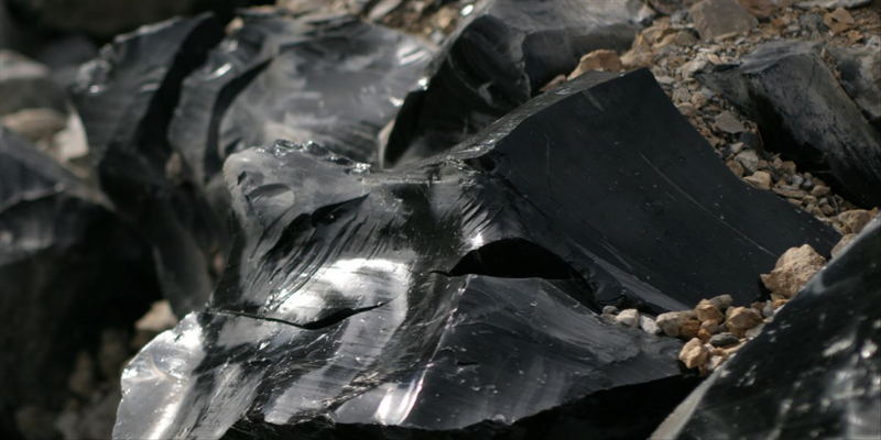 roca de obsidiana